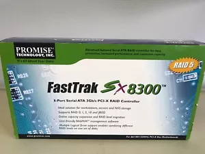 NEW IN OPEN BOX PROMISE FastTrak SX8300 8 PORT PCI-X (3.0Gb/s) Controller Card - Picture 1 of 1