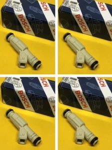 347cc Full length Fuel injectors x 4 EV1 plug 14mm Bosch 0280155811 0280155868 - Bild 1 von 5