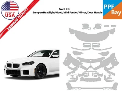 Kit precortado de película de protección de pintura delantera PPF para BMW M2 2023-2025 Foto 1 de 4