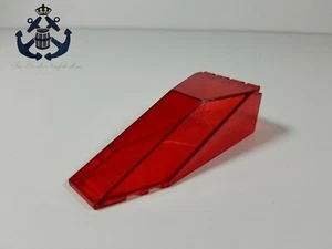 LEGO 1980s Trans-Red Windscreen 10 x 4 x 2 1/3 Canopy 2507 Classic Space Police - Picture 1 of 1