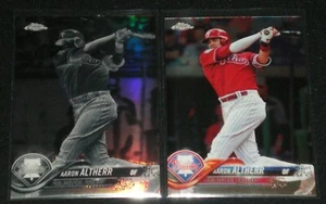 2018 Topps Chrome Black and White Negative Refractor Aaron Altherr #170 + Base  - Bild 1 von 1