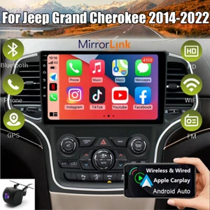 32G Android Apple Carplay Stereo Radio GPS Navi For Jeep Grand Cherokee 2014-22 - Picture 1 of 15