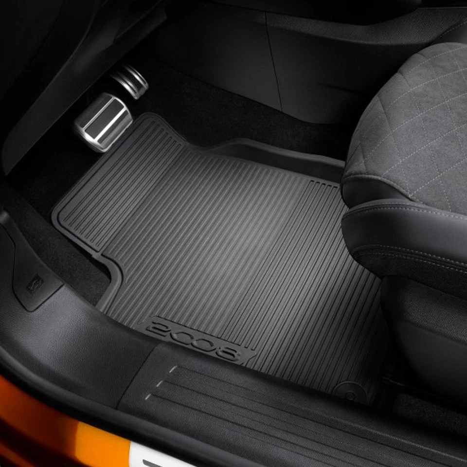 SET 4 TAPPETINI IN GOMMA PEUGEOT 2008 2019> ACCESSORIO ORIGINALE NEW 1656239580 Foto 1 de 4