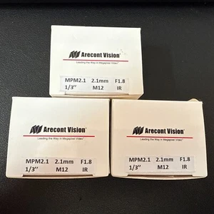NEW Arecont Vision MPM2.1 1/3" M12 2.1mm F1.8 IR Lens - Picture 1 of 3