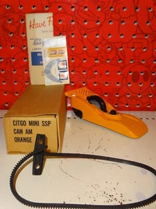 Vintage 1971 KENNER SSP MINI Orange CAN AM Racer CITGO Gas Station Premium NEW - Picture 1 of 12