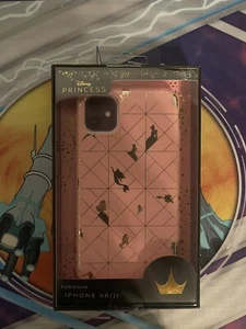 Disney Princess Apple iPhone XR /11 Protective Slim Case Cover Pink Habitu New - Photo 1 sur 2