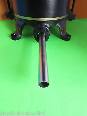 Tubo de relleno de acero inoxidable de 3/4" para prensa de manteca de cerdo embutidora de hierro fundido Enterprise Foto 1 de 4