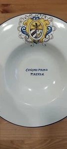 Grande piatto antico con stemma nobiliare Cosimo Primo Firenze - Imagen 1 de 24