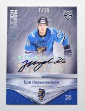 2021 Sereal KHL First Season Autograph #FST-A75 Jere Karjalainen 07/15