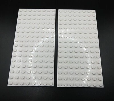 2 Lego 8x16 placa de puntos 92438 Blanco Amigos Princesa Niña Hielo Nieve Arquitectura Foto 1 de 2