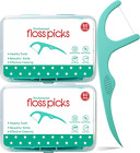 Dental Floss Picks, 2Travel Floss Cases 120 Counts Dental Flossers,Floss Sticks,