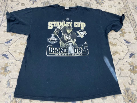 Pittsburgh Pirates 2009 Stanley cup champions men's t shirt XL Crosby NHL Cover