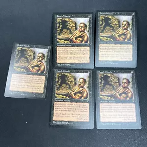 Death Watch Visions MTG Magic the Gathering Black Playset English 5 - Picture 1 of 4