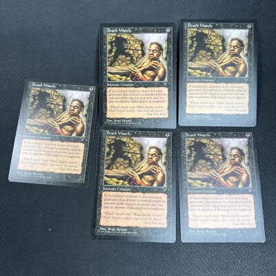 Death Watch Visions MTG Magic the Gathering Black Playset English 5 - Image 1 of 4