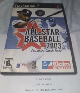 All-Star Baseball 2003 (Sony PlayStation 2, 2002) PS2 Black Label - Picture 1 of 4
