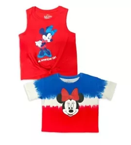 Minnie Mouse Front Grafik T-Shirt & Tank Top, 2-teiliges Set - Größe 7/8 - - Bild 1 von 1