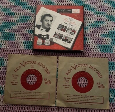 Operatic Arias Sung By Jan Peerce red colored 2 45 box set RCA Victor WDM 1250 - Image 1 of 3