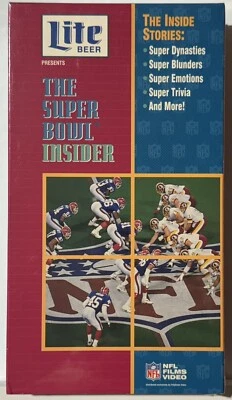 1992 Miller Lite Beer Presents The Super Bowl Insider VHS Video Tape NEW SEALED — 第 1/3 张图片