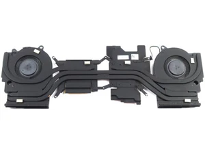 DELL G15 5515 RYZEN EDITION LAPTOP BLACK CPU GPU HEATSINK FAN ASSEMBLY G7V1F - Picture 1 of 2