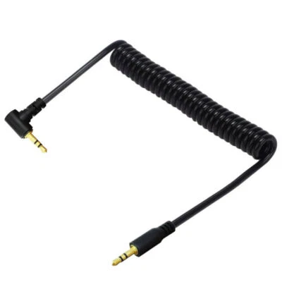 2.5mm 3Pole to 2.5mm 3Pole Subminiature Stereo Headphone Audio Coiled Cable 1m - Image 1 of 2