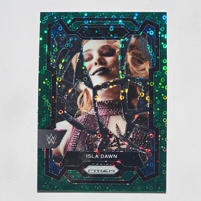2024 Panini Prizm WWE Undercard Isla Dawn #194 Green Disco 25/49 - Image 1 of 3
