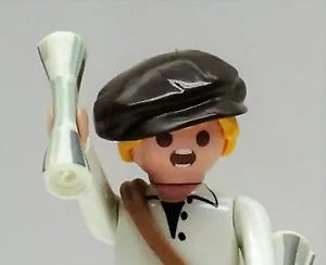 SCHREIENDER ZEITUNGSJUNGE VERKÄUFER Playmobil 1900 Western Top Custom WW - RAR ! - Picture 1 of 9