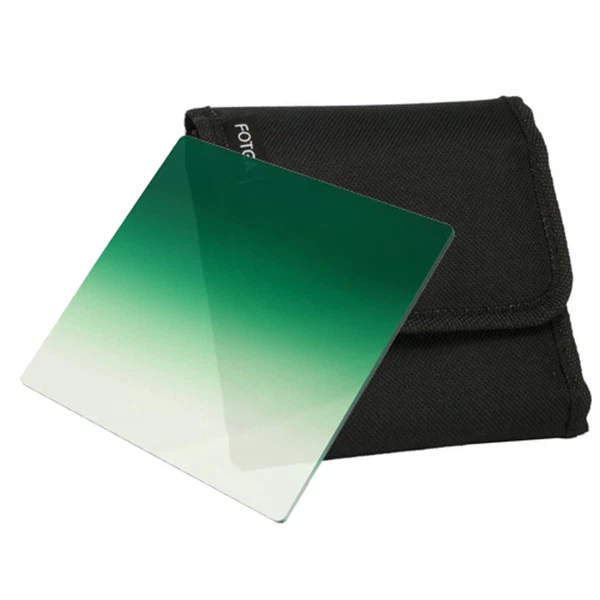 FOTGA 4"x4" 100mm Square Graduated Green Filter for DP3000 Matte Box Holder Hot - Image 1 of 1