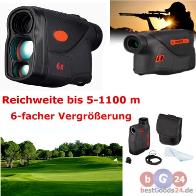 Laser Entfernungsmesser Golf Entfernungsmesser Jagd Steigung Flag-Lock 5-1100 M - Bild 1 von 4