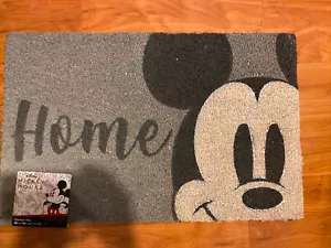Disney Mickey Mouse "Home" Outdoor Coir Floor Mat 18in X 28in - Picture 1 of 4