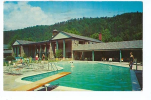 The Riverside Hotel Postkarte Gatlinburg Tennessee Great Smokey Mountains Pool - Bild 1 von 2