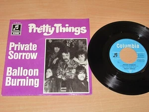 Pretty Things 7" Single - Private Sorrow / 1968 German Press In Mint - Picture 1 of 2