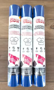 Siser lot of 3 Royal Blue Easyweed Ecostretch HTV heat transfer vinyl rolls NEW - Picture 1 of 4