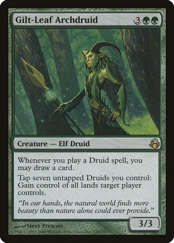 Gilt-Leaf Archdruid FOIL Morningtide Magic The Gathering MTG Card - Image 1 of 1