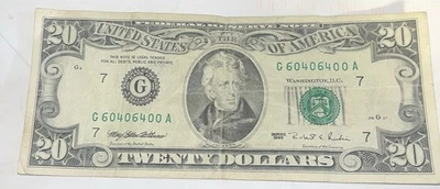 $20.00 1995 Fancy Serial Numbers  - Image 1 of 2