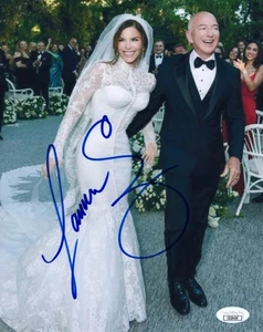 Lauren Sanchez Bezos Signed Autograph 8x10 Photo - Amazon Founder Jeff Wife JSA - Picture 1 of 4