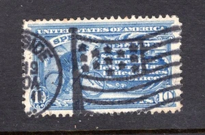 US Stamp Sc #E8, Special Delivery, RIVERSIDE (?), CAL CDS & FLAG CANCEL - Picture 1 of 2