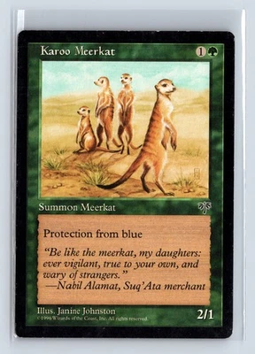 (3x) KAROO MEERKAT – MTG Magic the Gathering Card – Mirage – Uncommon - Image 1 of 4