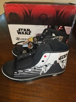 Zapatilla deportiva de skate Heelys Star Wars Hustle para hombre con ruedas altas talla 12 Foto 1 de 4
