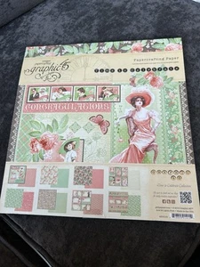 Graphic 45 Time to Celebrate12 x12 Paper Pack and Chipboard One - Picture 1 of 2