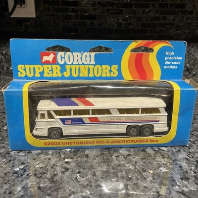 Vintage Corgi Super Juniors E2008 Greyhound Mc-8 Bus In Original Box - Image 1 of 4