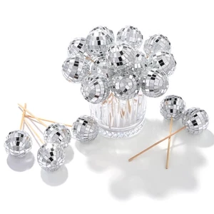 AplusChoice 20PCS 1.6" Small Disco Ball Mirror Mini Hanging Events Wedding Party - Picture 1 of 9