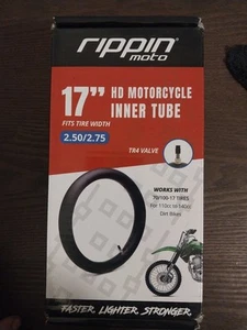 Rippin Moto70/100-17 (2.50/2.75-17) Heavy Duty 17" Motorcycle Inner Tube - 3mm - Picture 1 of 6