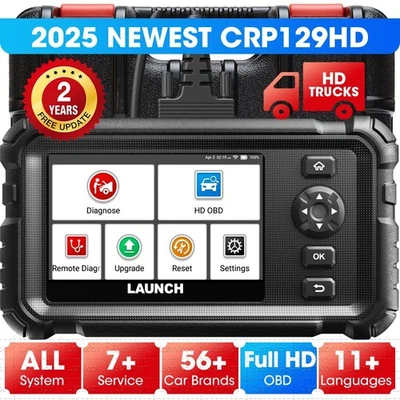 LAUNCH CRP129 HD ELITE Outils 24V CAMION diagnostics Scanners 7 Les fonctions FR - Image 1 of 4