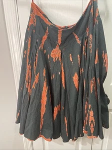 Nomads Clothing Tie Dye Aline Skirt Size Large Made In India - Picture 1 of 10