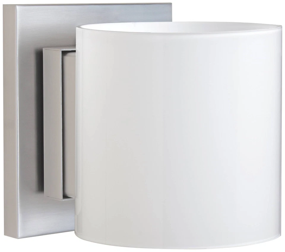 Besa Pogo 5 1/2" High Satin Nickel Wall Sconce - Image 1 of 1