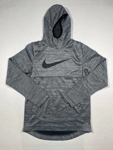 Nike Dri-FIT Sudadera con Capucha Para Hombres Pequeña Gris Pullover Sudadera Swoosh Logo Atlético - Imagen 1 de 7