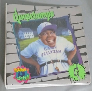 Piel de gallina "Reading is a Scream" The Horror at Camp Jellyjam carpeta de 3 anillos - Imagen 1 de 4