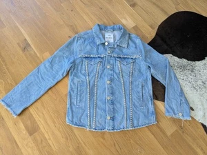 Mos Mosh Jeansjacke Jeanshemd Nieten Hellblau XL - Bild 1 von 12