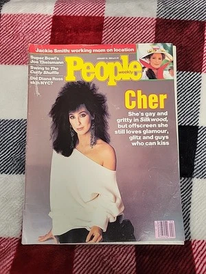 People Mag. Jan. 23,1984 CHER,Silkwood, Jackie Smith, M.J. Thriller MTV UNREAD  - Image 1 of 4