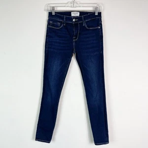 Pantalones de mezclilla cortos para mujer Le Skinny de Jeanne azul talla 25 con marco nuevos sin etiquetas - Imagen 1 de 7